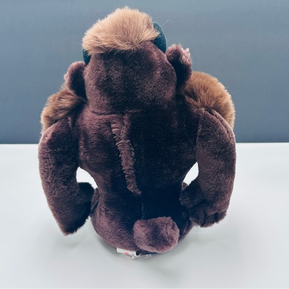 Vtg 1991 Warner Bros Looney Tunes Taz Plush Stuffed Animal 11” Tasmanian Devil - Picture 4 of 9